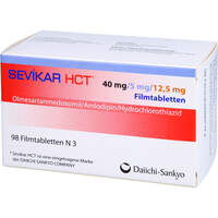 Sevikar HCT 40 mg/5 mg/12.5 mg Filmtabletten, 98 st, Docpharm GmbH