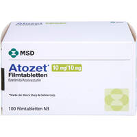 Atozet 10mg/10mg Filmtabletten, 100 st, Emra-Med Arzneimittel GmbH