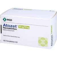 Atozet 10mg/10mg Filmtabletten, 100 st, Emra-Med Arzneimittel GmbH