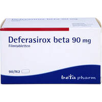 Deferasirox beta 90 mg Filmtableten, 90 st, betapharm Arzneimittel GmbH