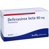 Deferasirox beta 90 mg Filmtableten, 90 st, betapharm Arzneimittel GmbH