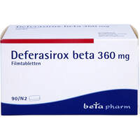 Deferasirox beta 360 mg Filmtableten, 90 st, betapharm Arzneimittel GmbH