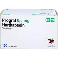 PROGRAF 0.5 mg Hartkapseln, 100 st, Pb Pharma GmbH