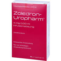 Zoledron-Uropharm 4 mg/100 ml Infusionslösung, 1x100 ml, Abanta Pharma GmbH