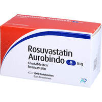Rosuvastatin Aurobindo 5 mg Filmtabletten, 100 st, PUREN Pharma GmbH & Co. KG