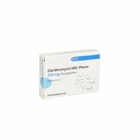 Clarithromycin HEC-Pharm 250 mg Filmtabletten, 20 st, Hec Pharm GmbH