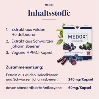 MEDOX - Anthocyane aus wilden Beeren, 30 st, IMstam healthcare GmbH