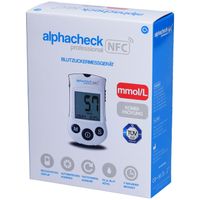 alphacheck professional BZMG mmol/l Kombipackung, 1 st, Berger Med GmbH