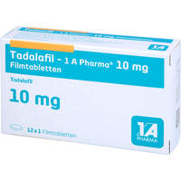 Tadalafil - 1 A Pharma 10 mg Filmtabletten, 12 Stk., 1 A Pharma GmbH