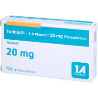 Tadalafil - 1 A Pharma 20 mg Filmtabletten, 8 Stk., 1 A Pharma GmbH