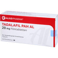 Tadalafil PAH AL 20 mg Filmtabletten, 56 Stk., Aliud Pharma GmbH