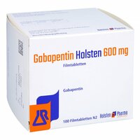 GABAPENTIN Holsten 600 mg Filmtabletten, 100 st, Holsten Pharma GmbH