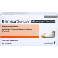 BRIMICA Genuair 340 ug/12ug Plv.z.Inhalation 60ED, 1 st, Orifarm GmbH