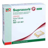 SUPRASORB P PU-Schaumv.7.5x7.5 cm selbstklebend, 8 st, 1001 Artikel Medical GmbH