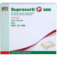 SUPRASORB P PU-Schaumv.10x10 cm selbstklebend, 8 st, 1001 Artikel Medical GmbH