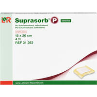 SUPRASORB P PU-Schaumv.15x20 cm selbstklebend, 4 st, 1001 Artikel Medical GmbH