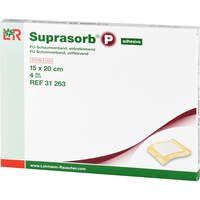 SUPRASORB P PU-Schaumv.15x20 cm selbstklebend, 4 st, 1001 Artikel Medical GmbH