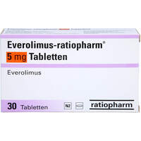 Everolimus-ratiopharm 5 mg Tabletten, 30 st, ratiopharm GmbH