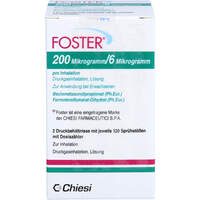Foster 200/6 ug 120 Hub Dosieraerosol, 2 Stk., kohlpharma GmbH