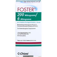 FOSTER 200/6ug 120 Hub Dosieraerosol, 1 Stk., Emra-Med Arzneimittel GmbH