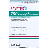 FOSTER 200/6ug 120 Hub Dosieraerosol, 2 st, Emra-Med Arzneimittel GmbH