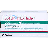 FOSTER NEXThaler 200/6 ug 120 ED Inhalationspulver, 1 Stk., Emra-Med Arzneimittel GmbH