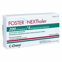 FOSTER NEXThaler 200/6 ug 120 ED Inhalationspulver, 1 Stk., Emra-Med Arzneimittel GmbH