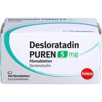 Desloratadin PUREN 5 mg Filmtabletten, 100 st, PUREN Pharma GmbH & Co. KG