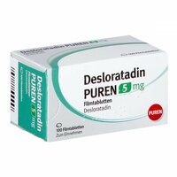 Desloratadin PUREN 5 mg Filmtabletten, 100 st, PUREN Pharma GmbH & Co. KG