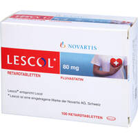 Lescol 80 mg Retardtabletten, 1x100 st, kohlpharma GmbH