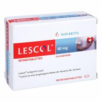 Lescol 80 mg Retardtabletten, 1x100 st, kohlpharma GmbH
