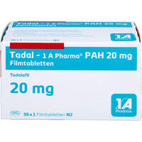 Tadal - 1 A Pharma PAH 20 mg Filmtabletten, 56 Stk., 1 A Pharma GmbH