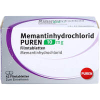 Memantinhydrochlorid PUREN 10mg Filmtabletten, 42 Stk., PUREN Pharma GmbH & Co. KG