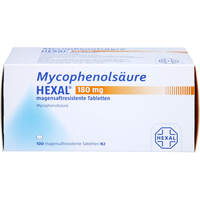Mycophenolsäure HEXAL 180mg magensaftres. Tablette, 100 Stk., HEXAL AG