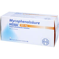 Mycophenolsäure HEXAL 180mg magensaftres. Tablette, 100 Stk., HEXAL AG