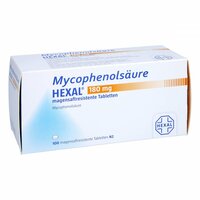 Mycophenolsäure HEXAL 180mg magensaftres. Tablette, 100 Stk., HEXAL AG