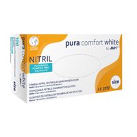 pura comfort Nitril puderfrei wei&szlig; Gr&ouml;&szlig;e XL, 100 st, Ampri Handelsgesellschaft mbH