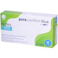 pura comfort Nitril puderfrei blau Gr. M, 100 st, Ampri Handelsgesellschaft mbH