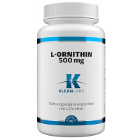 L-Ornithin 500mg KLEAN LABS, 60 st, Supplementa GmbH
