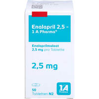 Enalapril 2.5 - 1 A Pharma, 50 st, 1 A Pharma GmbH