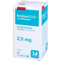 Enalapril 2.5 - 1 A Pharma, 50 st, 1 A Pharma GmbH