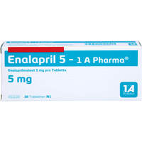 Enalapril 5 - 1 A Pharma, 30 st, 1 A Pharma GmbH