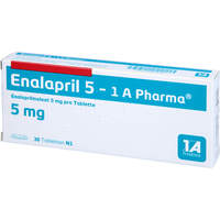 Enalapril 5 - 1 A Pharma, 30 st, 1 A Pharma GmbH