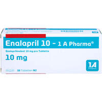Enalapril 10 - 1 A Pharma, 50 st, 1 A Pharma GmbH