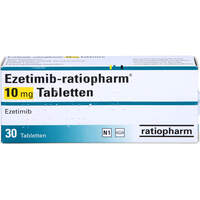 Ezetimib-ratiopharm 10 mg Tabletten, 30 Stk., ratiopharm GmbH