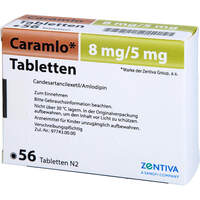 CARAMLO 8 mg/5 mg Tabletten, 56 Stk., Emra-Med Arzneimittel GmbH