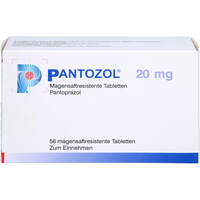 Pantozol 20 mg magensaftresistente Tabletten, 56 Stk., Axicorp Pharma GmbH