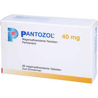 Pantozol 40 mg magensaftresistente Tabletten, 98 Stk., Axicorp Pharma GmbH