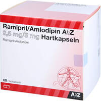 Ramipril/Amlodipin AbZ 2.5mg/5mg Hartkapseln, 60 Stk., Abz Pharma GmbH