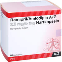 Ramipril/Amlodipin AbZ 2.5mg/5mg Hartkapseln, 60 Stk., Abz Pharma GmbH